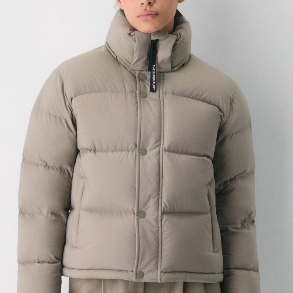 TNA Women's Beige Puffer Jacket